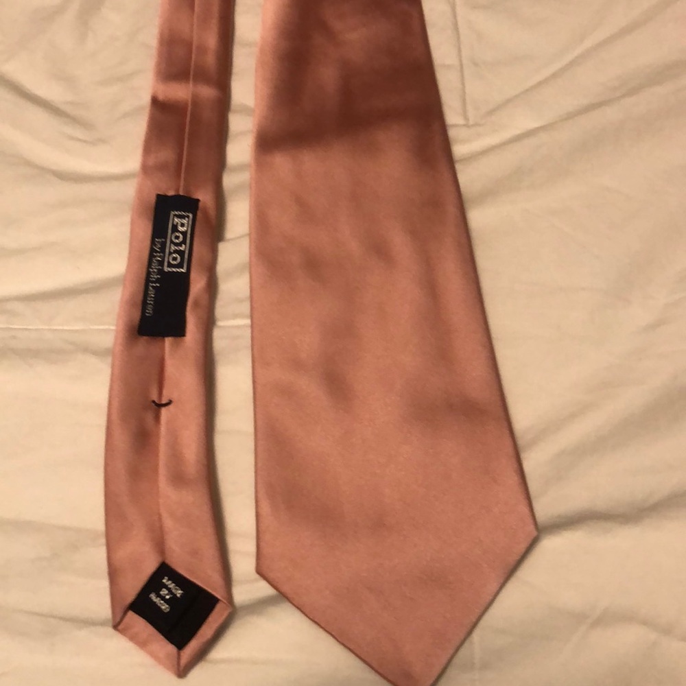 Polo made by hand silk neck tie